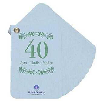 Kartela Kırk Ayet, Kırk Hadis, Kırk Vecize - Hayrat Neşriyat