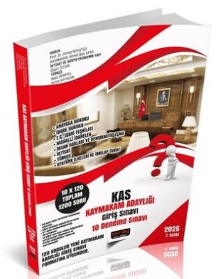 KAS Kaymakam Adaylığı 10 Deneme Sınavı - 1