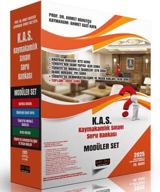 KAS Kaymakamlık Sınavı Test Soru Bankası Modüler Set - 1