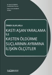 Kastı Aşan Yaralama İle Kasten Öldürme Suçlarının Ayrımına İlişkin Ölçütler - Platon Hukuk