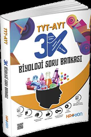 Katyon Yayınları TYT - AYT 3K Biyoloji Soru Bankası