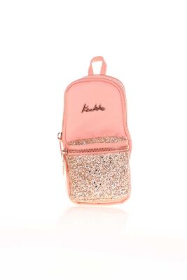 Kaukko Bright Junior Bag Kalem Çantası Taşlı-Somon K2467 - 2