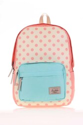 Kaukko Colorful 3 Colors Sırt Çantası Dots K1483 - Kaukko