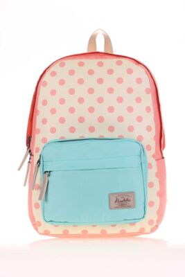 Kaukko Colorful 3 Colors Sırt Çantası Dots K1483 - 1