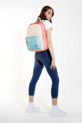 Kaukko Colorful 3 Colors Sırt Çantası Dots K1483 - 2