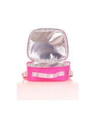 Kaukko Double Stripe Beslenme Çantası Pink K9037 - 2