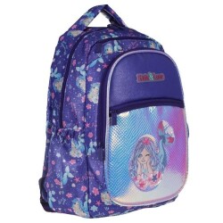 Kaukko Kids and Love Mermaid Sırt Çantası Aynalı Simli - 2