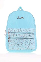 Kaukko Magic Dreams Sırt Çantası Taşlı Pullu-Turkuaz K1547 - Kaukko