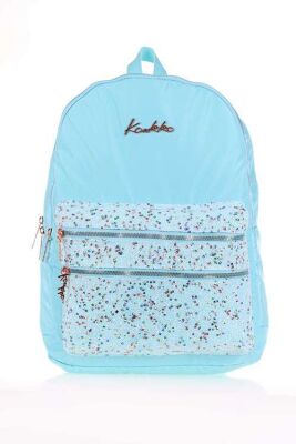 Kaukko Magic Dreams Sırt Çantası Taşlı Pullu-Turkuaz K1547 - 1