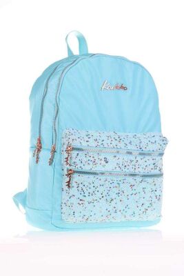 Kaukko Magic Dreams Sırt Çantası Taşlı Pullu-Turkuaz K1547 - 3