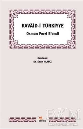 Kavaid-i Türkiyye - Kriter Yayınları