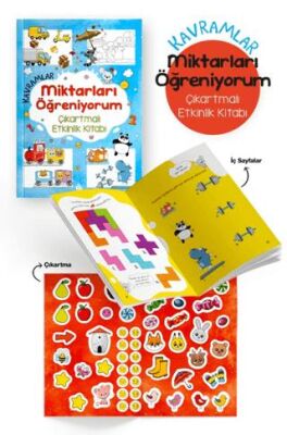 Kavramlar – Miktarları Öğreniyorum – Çıkartmalı Etkinlik Kitabı - 1