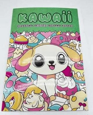 Kawaii Çıkartmalı Boyama Kitabı A4 16 Sayfa - 3. Kitap - 1