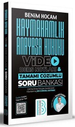 Kaymakamlık Anayasa Hukuku Video Ders Notları ve Tamamı Çözümlü Soru Bankası - Benim Hocam Yayınları