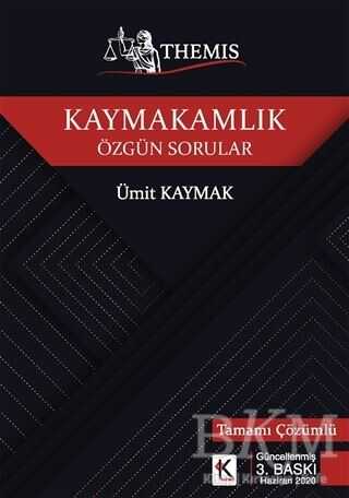 Kuram Kitap Kaymakamlık - Özgün Sorular - Kuram Kitap