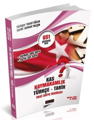 Kaymakamlık Sınavı Türkçe-Tarih Test Soru Bankası - 1