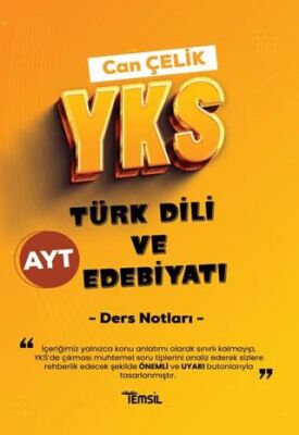 Temsil Kitap Yks Türk Dili ve Edebiyatı Ders Notları - 1
