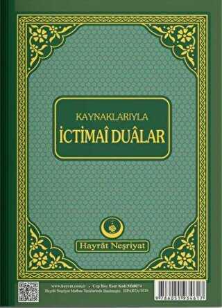 Kaynaklarıyla İctimai Dualar Çanta Boy - Hayrat Neşriyat