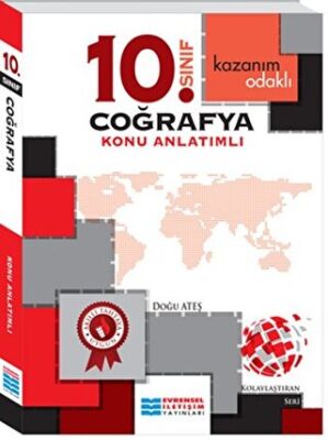 Evrensel İletişim Yayınları Kazanım Odaklı 10. Sınıf Coğrafya Konu Anlatımlı - 1
