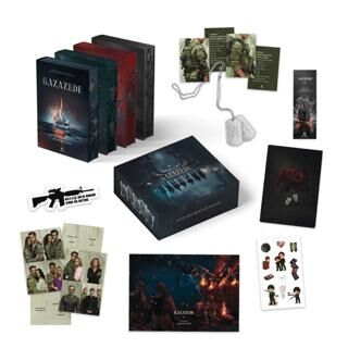 Kazazede 4 Kitap Yan Boyamalı Kutulu - 1