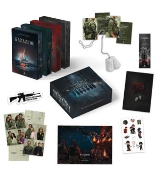 Kazazede 4 Kitap Yan Boyamalı Kutulu - 1