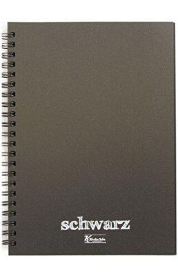 Keskin Color 14*20 60 Yaprak Düz Plastik Kapak Spiralli Schwarz Defter - 1