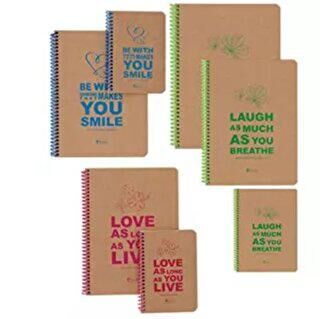 Funky Sert Kapak 100 Yaprak Kareli Defter Keskin Color - 1