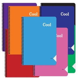 Keskin Color A4 60 Yp.Çizgili PP Kp.Spiralli Cool Defter - Keskin Color