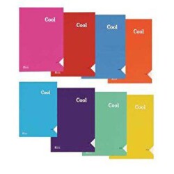 Cool Çizgisiz A4 60 Yaprak Plastik Kapak Dikişli Defter Keskin Color - Keskin Color