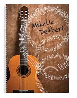 Keskin Color A4 60 Yaprak Plastik Kapak Spiralli Müzik Defteri - 1