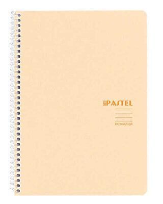 Pastel A4 80 Yaprak Çizgili Plastik Kapak Spiralli Note Defteri Keskin Color - 1