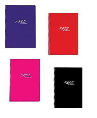 Keskin Color A4 80 Yaprak Düz Plastik Kapak Free Defter - 1
