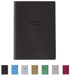 Free Platinum A4 80 Yaprak Düz Plastik Kapak Defter Keskin Color - Keskin Color
