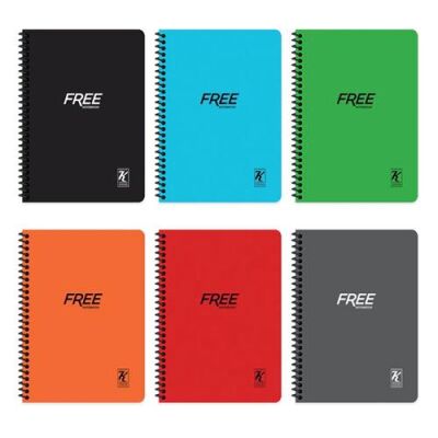 Keskin Color A5 80 Yaprak Düz Plastik Kapak Free Defter - 1