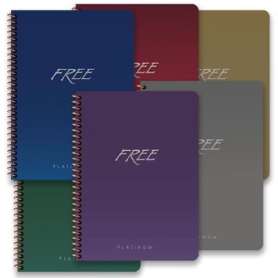 Keskin Color Free Platinum A4 100 Yaprak Kareli Defter - 1