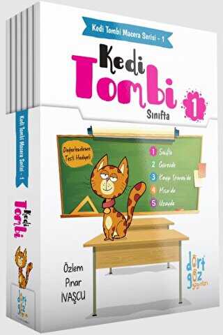Kedi Tombi Macera Serisi 1 - 5 Kitap Takım