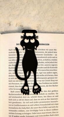 Kedili Kitap Ayracı V-1 - 1