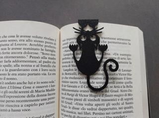 Kedili Kitap Ayracı V-3 - 1