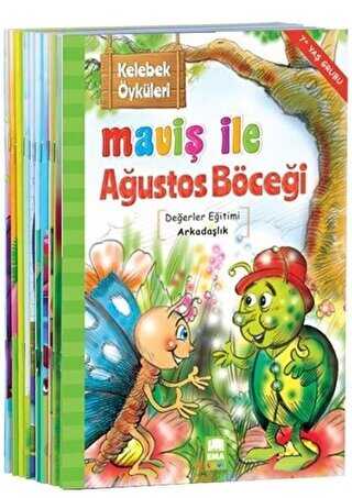 Kelebek Öyküleri - Maviş ile Ağustos Böceği - 10 Kitap Takım - Ema Çocuk