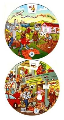 Kelime Çarkı - İş Hayatı ve Meslekler İngilizce, İspanyolca, Almanca, Fransızca, İtalyanca - 1