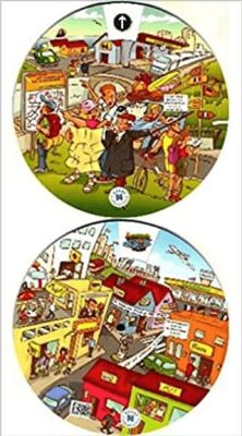Kelime Çarkı - Kent Hayatı ve Yön-Yol Tarifi İngilizce, İspanyolca, Almanca, Fransızca, İtalyanca kapağı