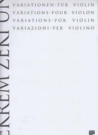 Keman İçin Çeşitlemeler - Pan Yayıncılık