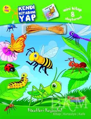 Kendi Kitabını Yap Böcekleri Keşfedin! - Yumurcak Yayınları