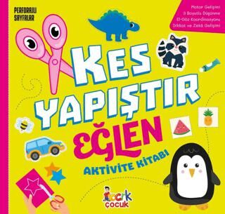 Kes Yapıştır Eğlen Aktivite Kitabı - 1