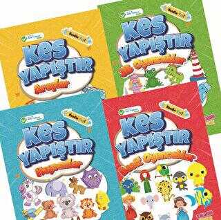 Kes Yapıştır Kitapları Seti 4 Kitap - Tılsım Yayınevi