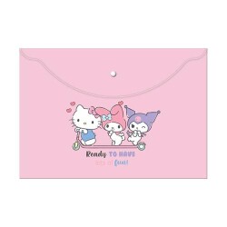 Keskin Color 120770-13 Hello Kitty and Friends A4 Çıtçıtlı Dosya - Keskin Color