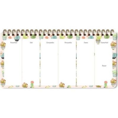 Keskin Color 13X27 Spiralli Planner - Cactus 2022 - 2