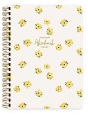 Keskin Color 2025-2026 16x23 Spiralli Akademik Ajanda - Amber - 1