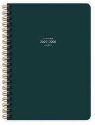 Keskin Color 2025-2026 16x23 Spiralli Akademik Ajanda - Yeşil - 1