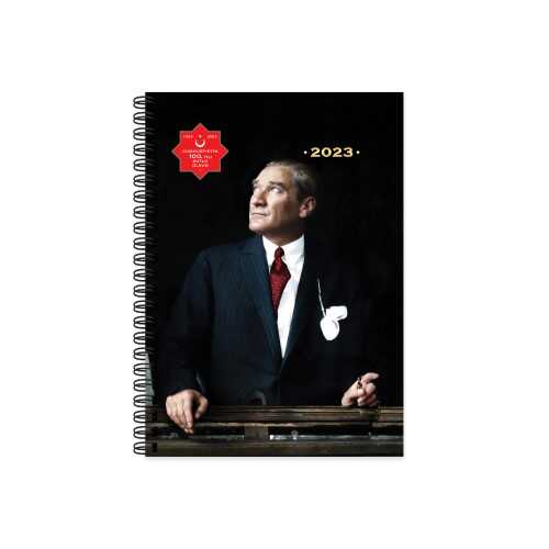 Keskin Color 17x24 Atatürk Günlük Spiralli Ajanda - Cumhurbaşkanı 2024 - 1